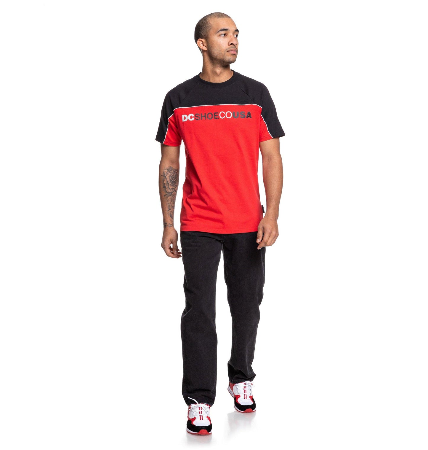 DC Shoes T-Shirt BROOKLEDGE SS Rot