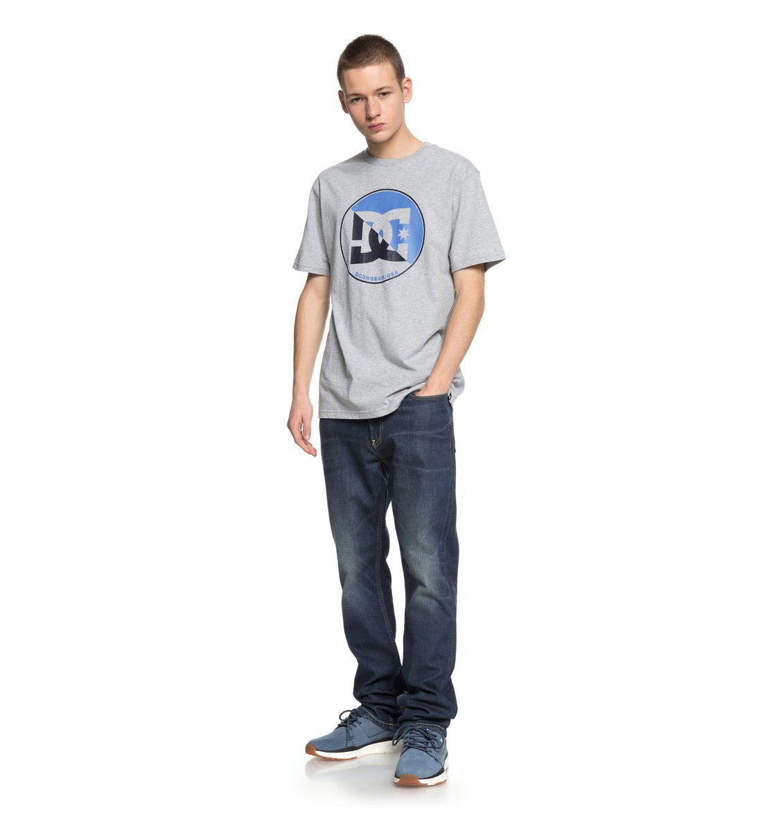 DC Shoes T-Shirt Up Shore Grau