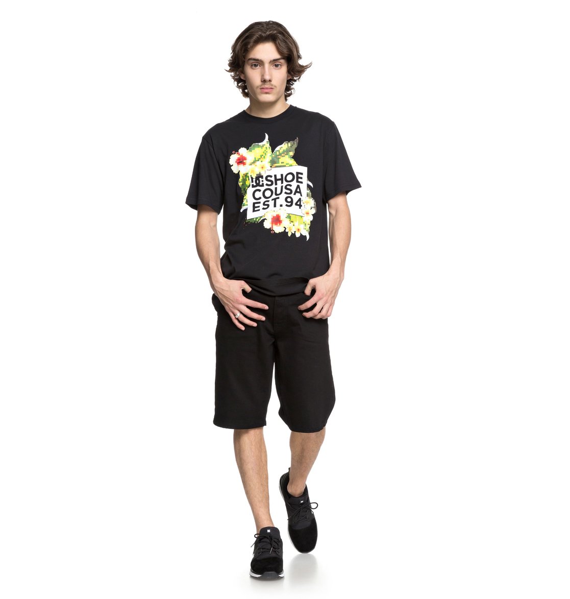 DC Shoes T-Shirt Hiby Boxy Schwarz