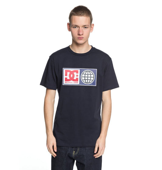 DC Shoes T-Shirt Global Salute Blau