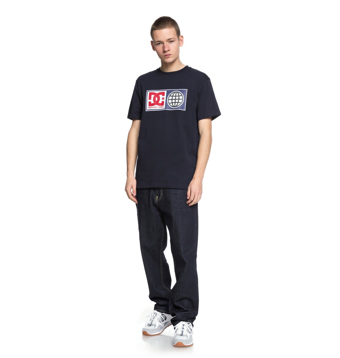 DC Shoes T-Shirt Global Salute Blau