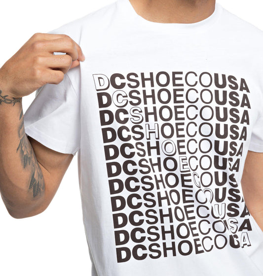 DC Shoes T-Shirt Work Hard Weiß