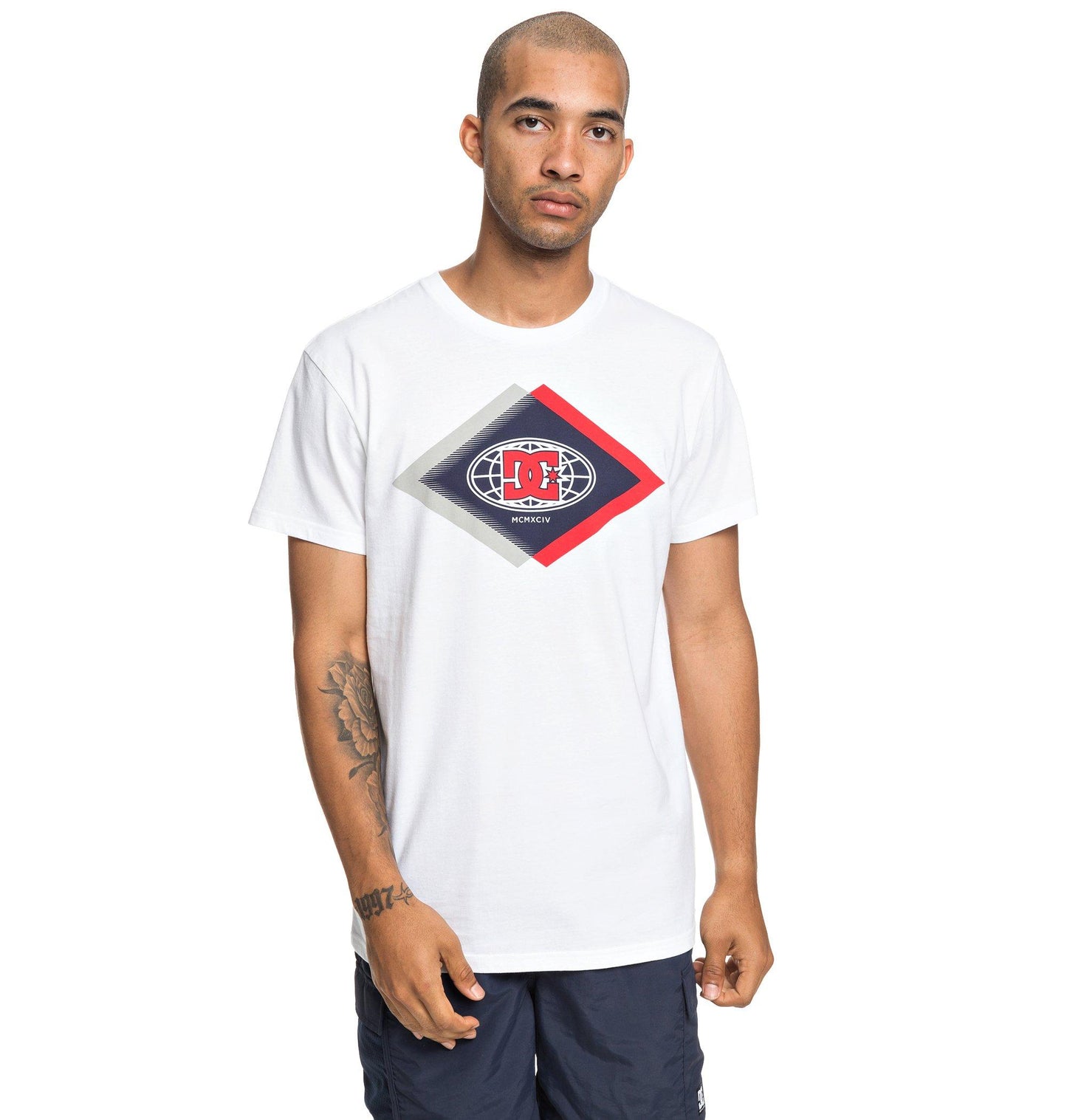 DC Shoes T-Shirt Co Defendant Ss M Weiß