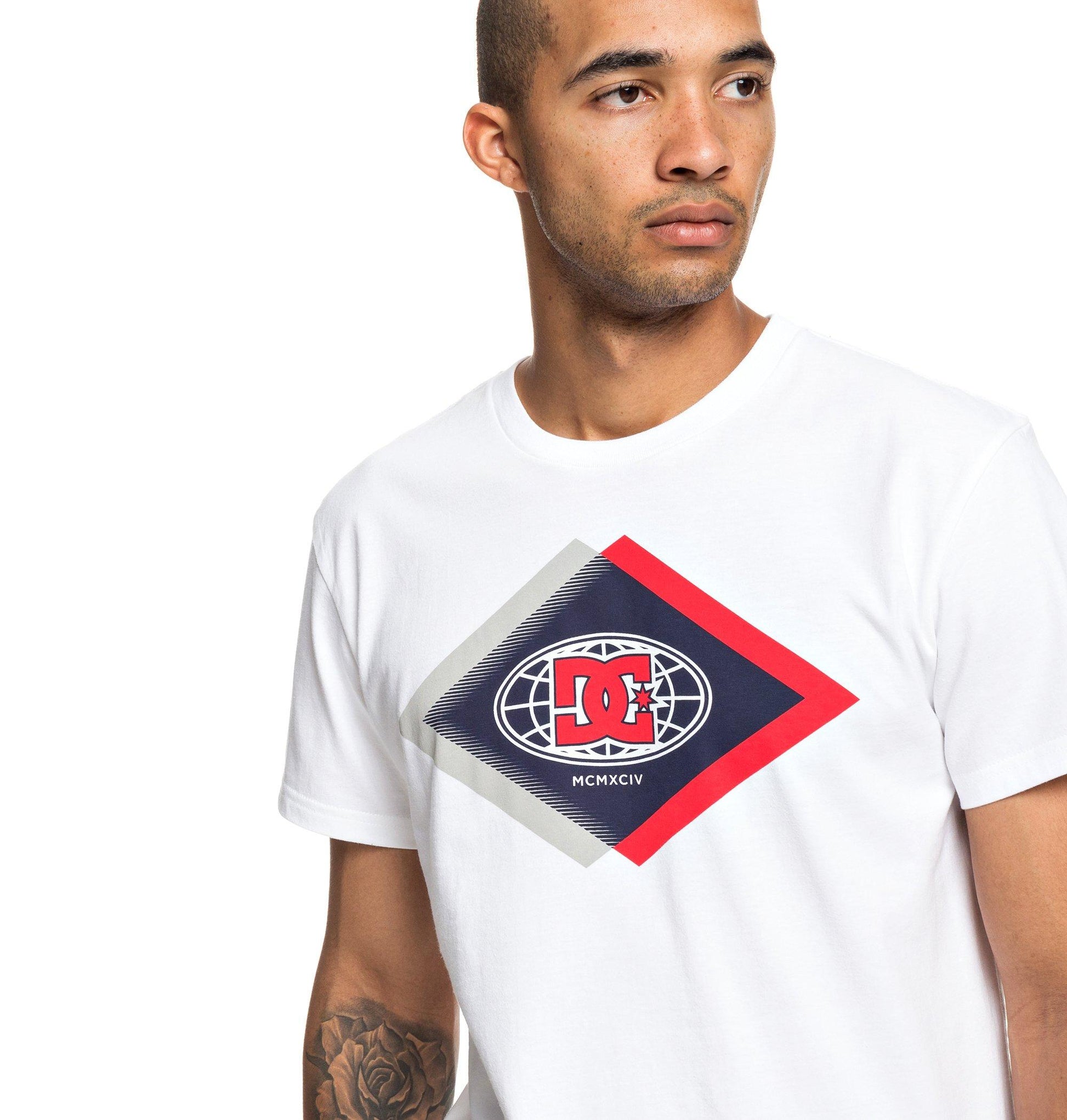 DC Shoes T-Shirt Co Defendant Ss M Weiß