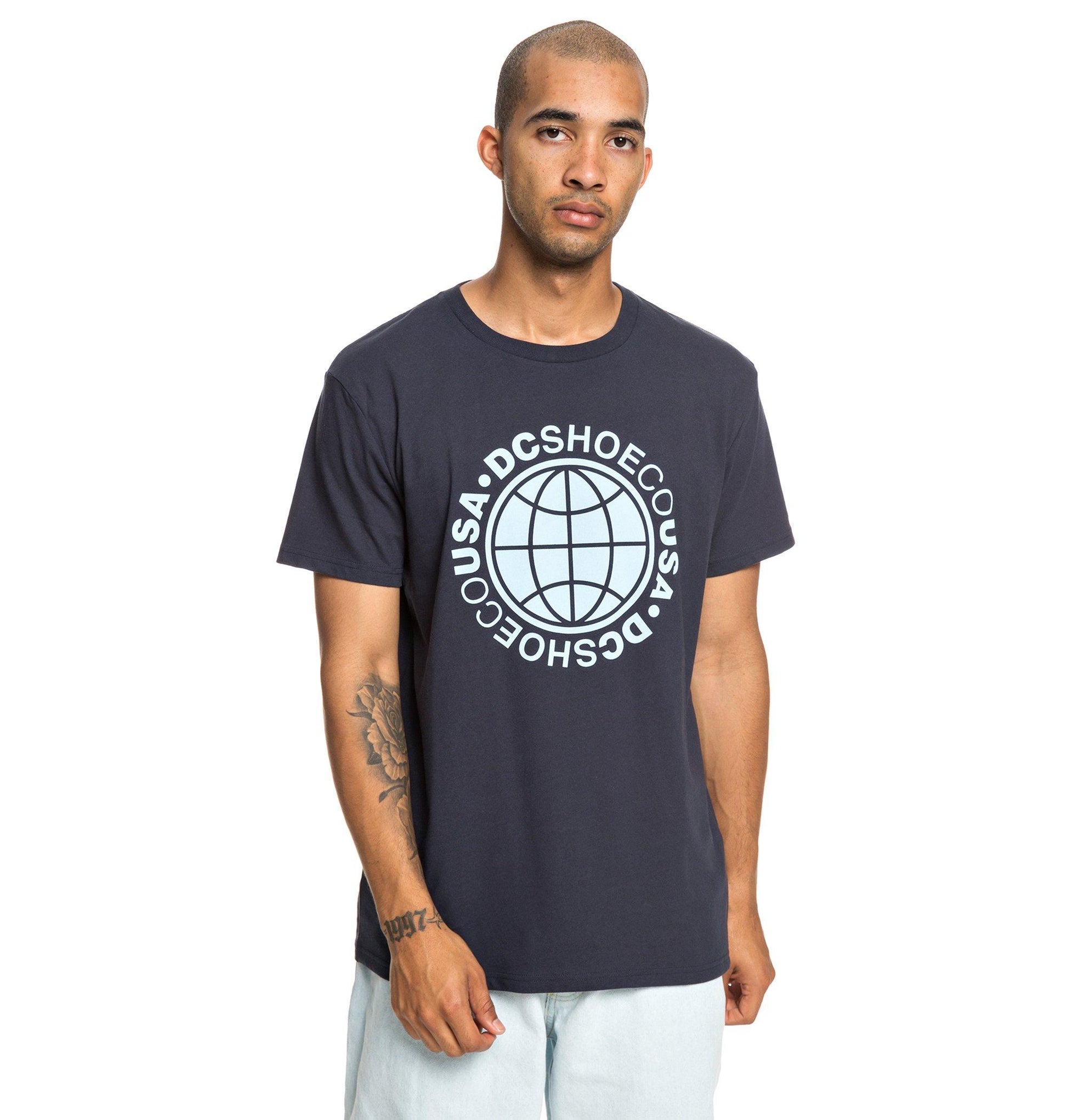 DC Shoes T-Shirt Cardinal Ss M Blau