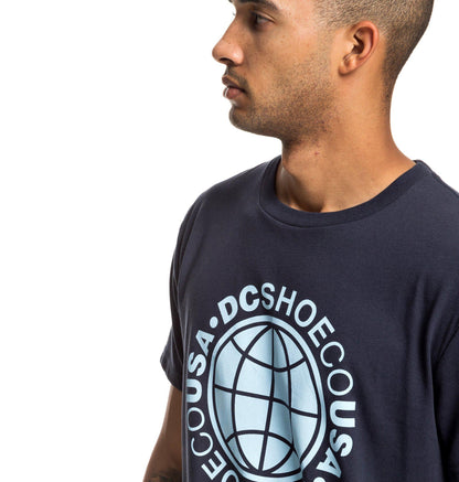 DC Shoes T-Shirt Cardinal Ss M Blau