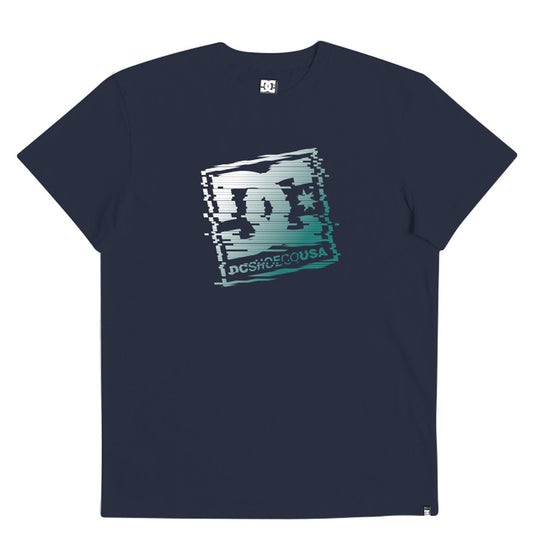 DC Shoes T-Shirt Tv Glitch Blau