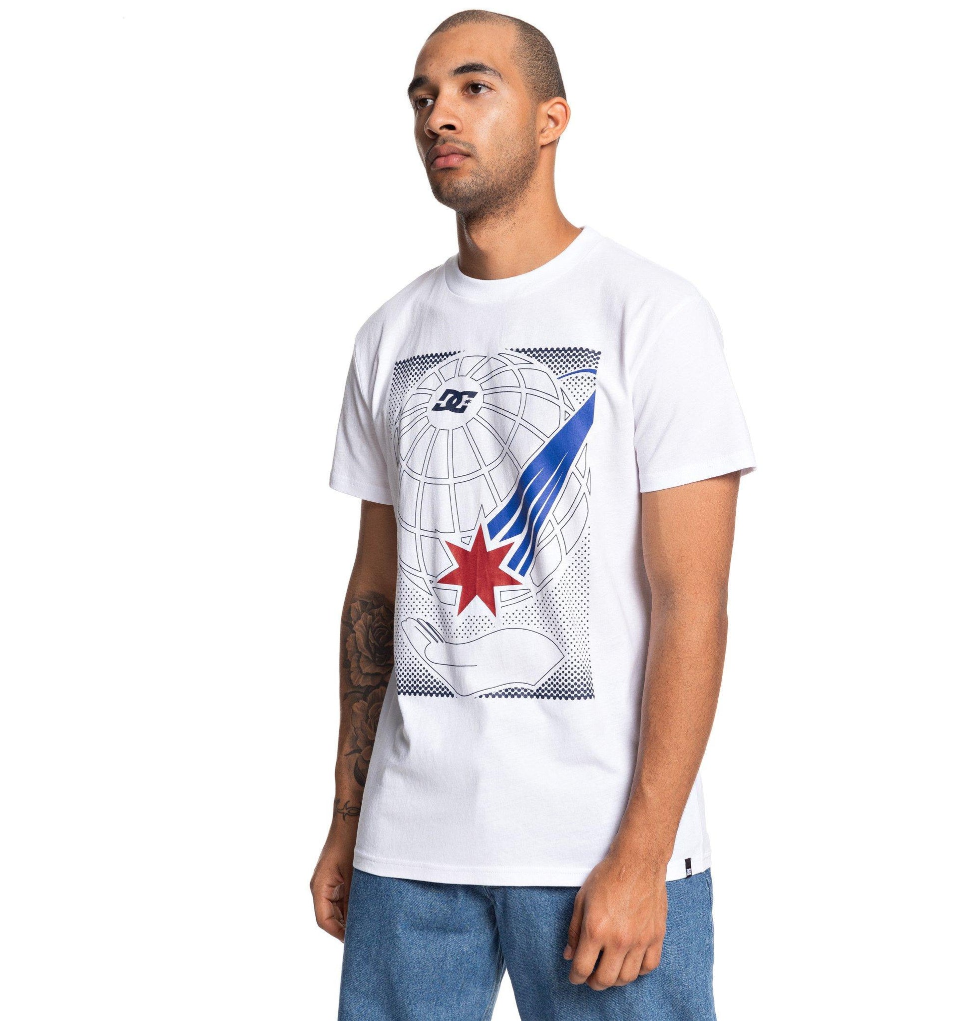 DC Shoes T-Shirt COMET SEVEN SS Weiß