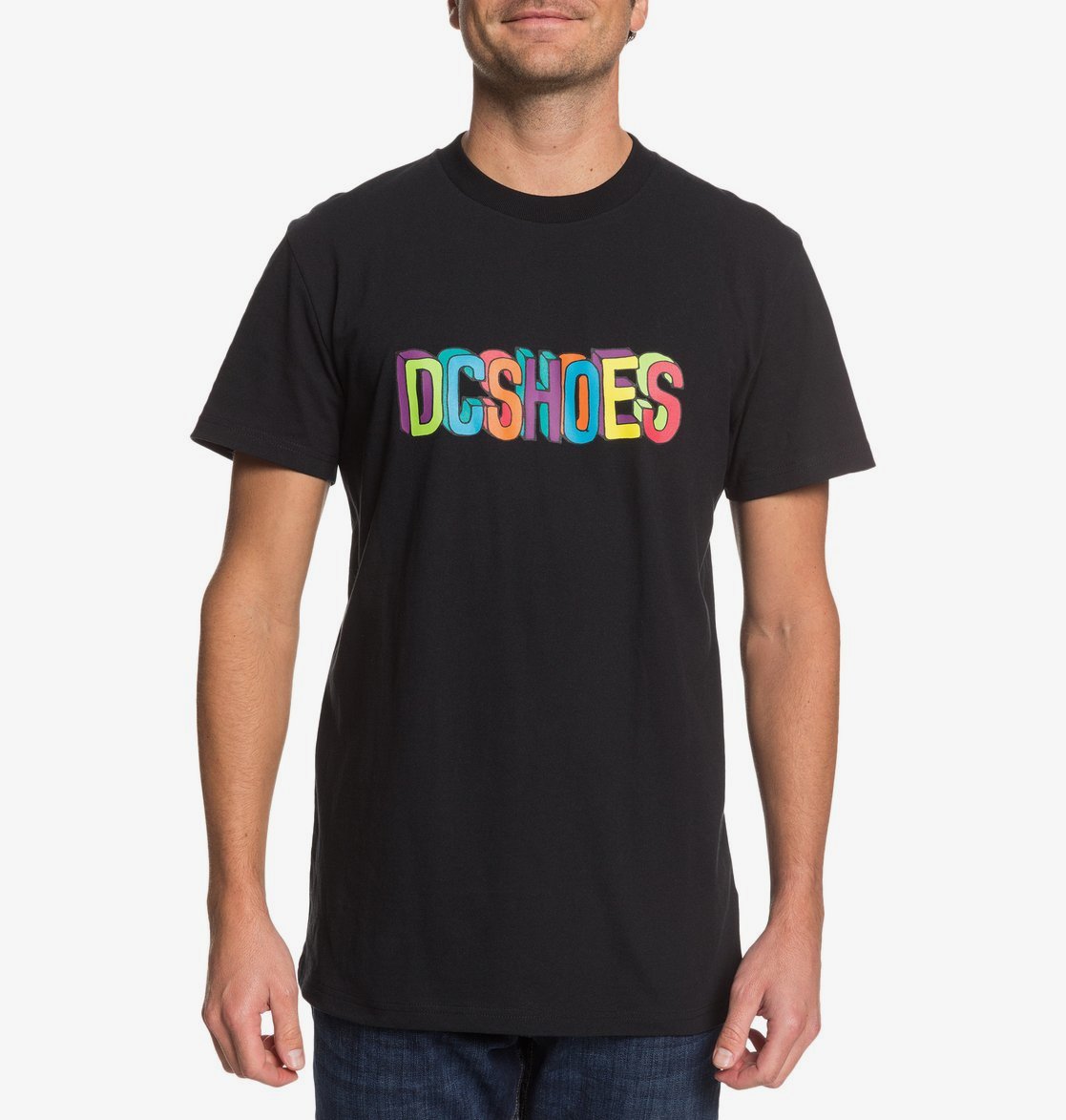 DC T-Shirt Color Blocks Schwarz