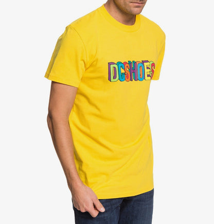 DC T-Shirt Color Blocks Gelb