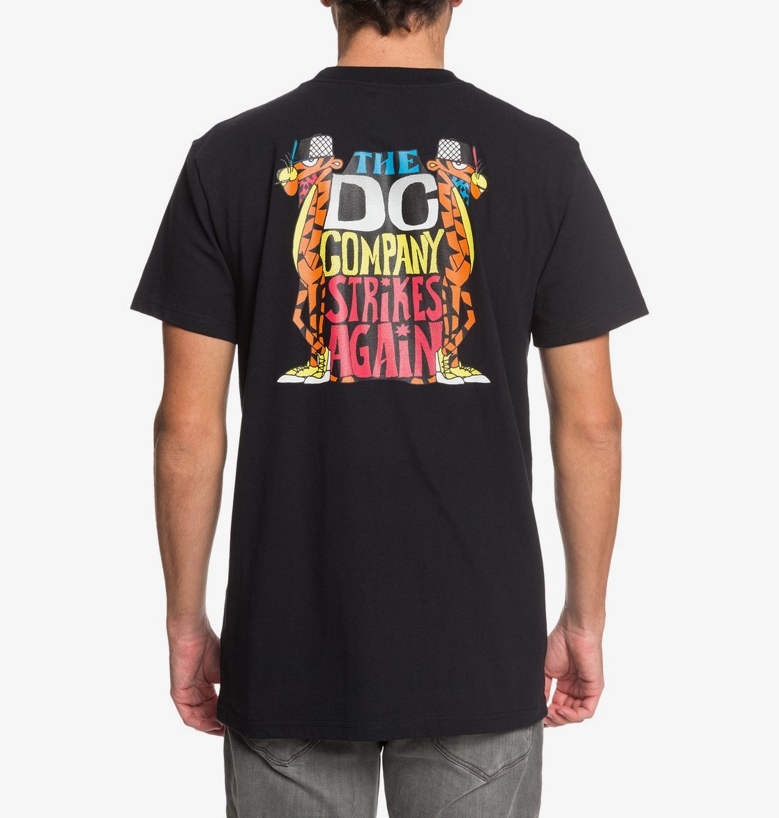 DC T-Shirt Strikes Again Schwarz