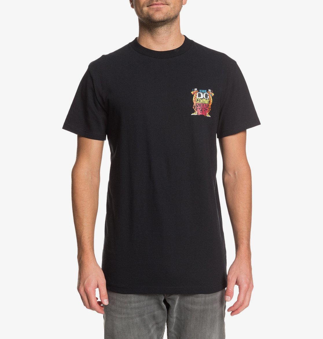 DC T-Shirt Strikes Again Schwarz