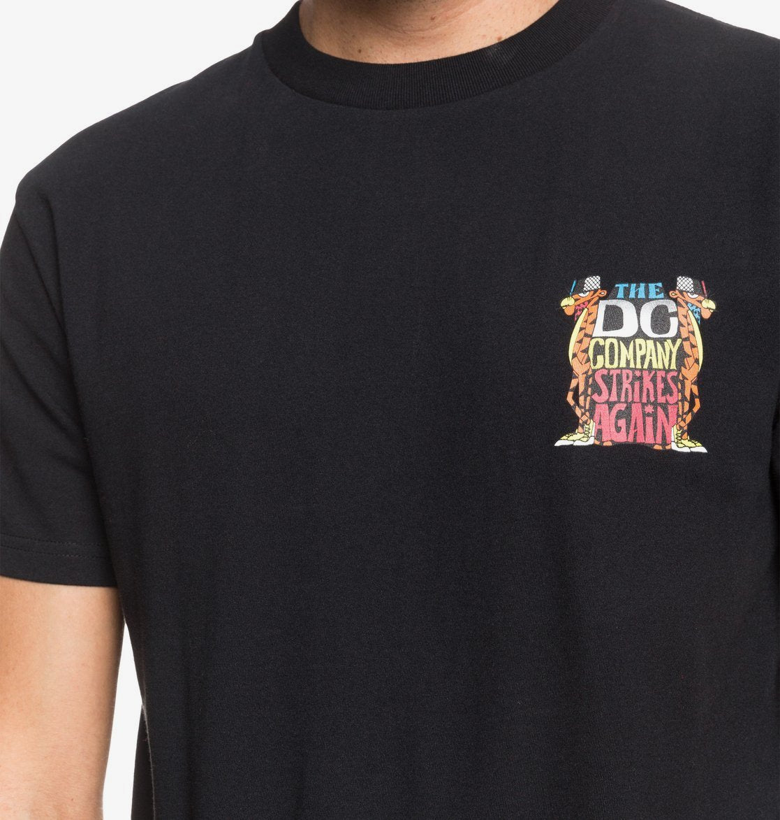 DC T-Shirt Strikes Again Schwarz