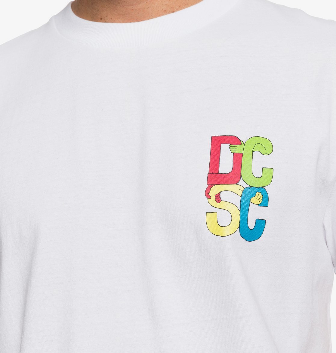 DC T-Shirt Hold Hands Weiß