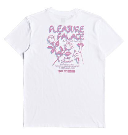 DC T-Shirt Pleasure Palace Weiß