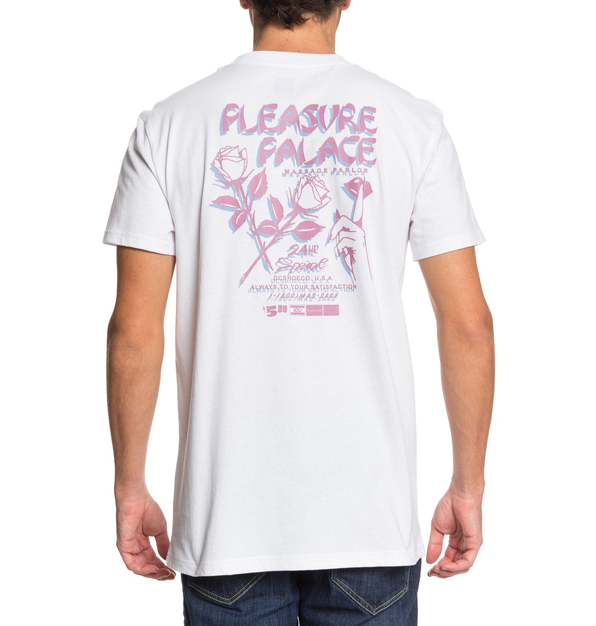 DC T-Shirt Pleasure Palace Weiß