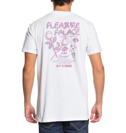DC T-Shirt Pleasure Palace Weiß
