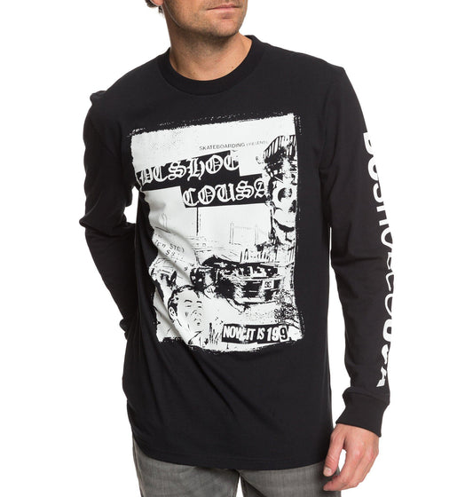 DC Longsleeve Pioneer Sky Schwarz