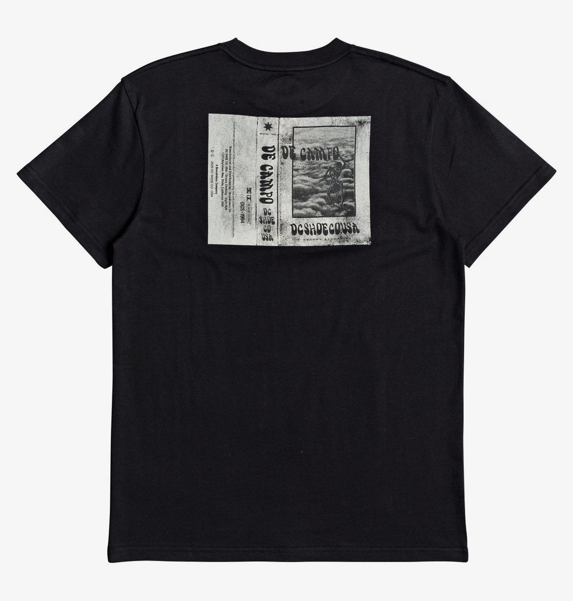 DC T-Shirt DOUBLE PLATINUM Schwarz