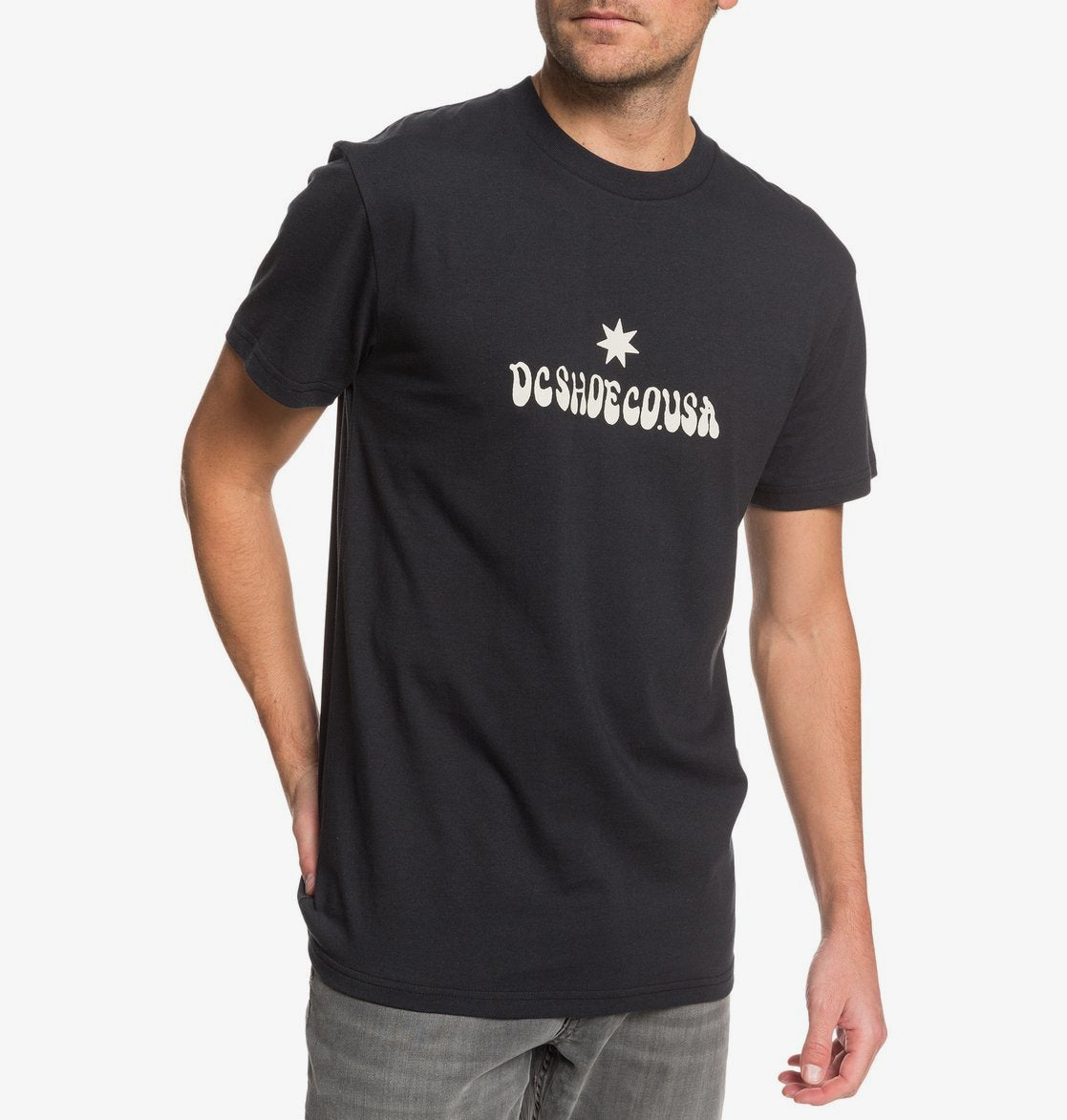 DC T-Shirt DOUBLE PLATINUM Schwarz