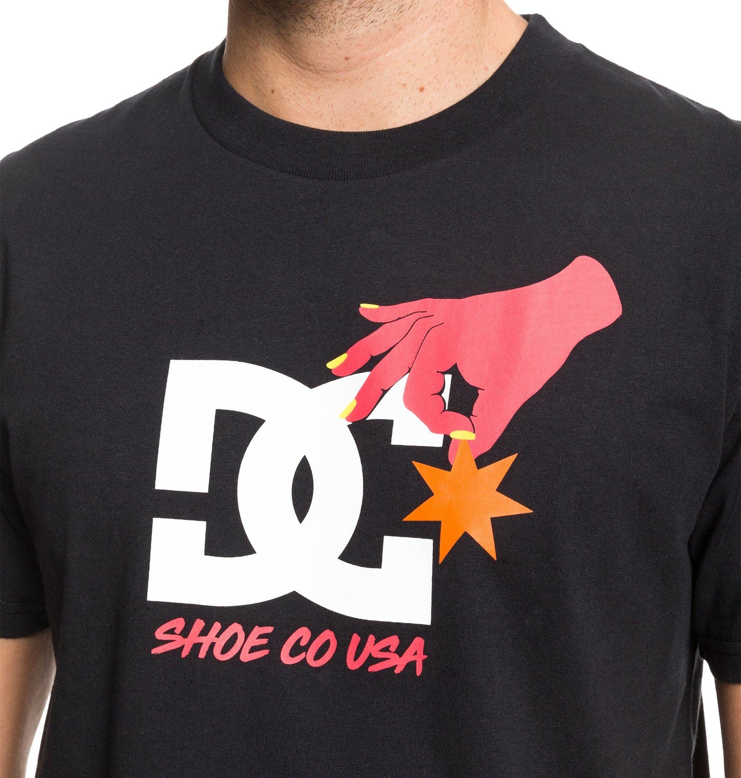 DC T-Shirt Keep Star In Place Schwarz