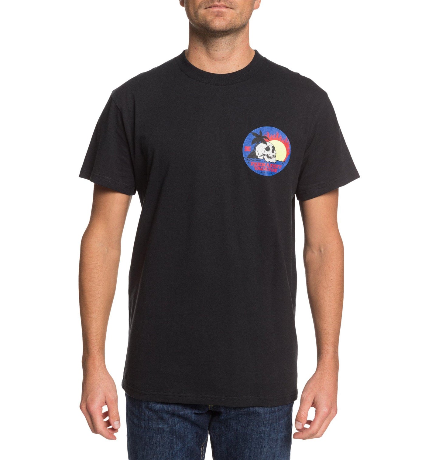 DC T-Shirt Permanent Vacation Schwarz