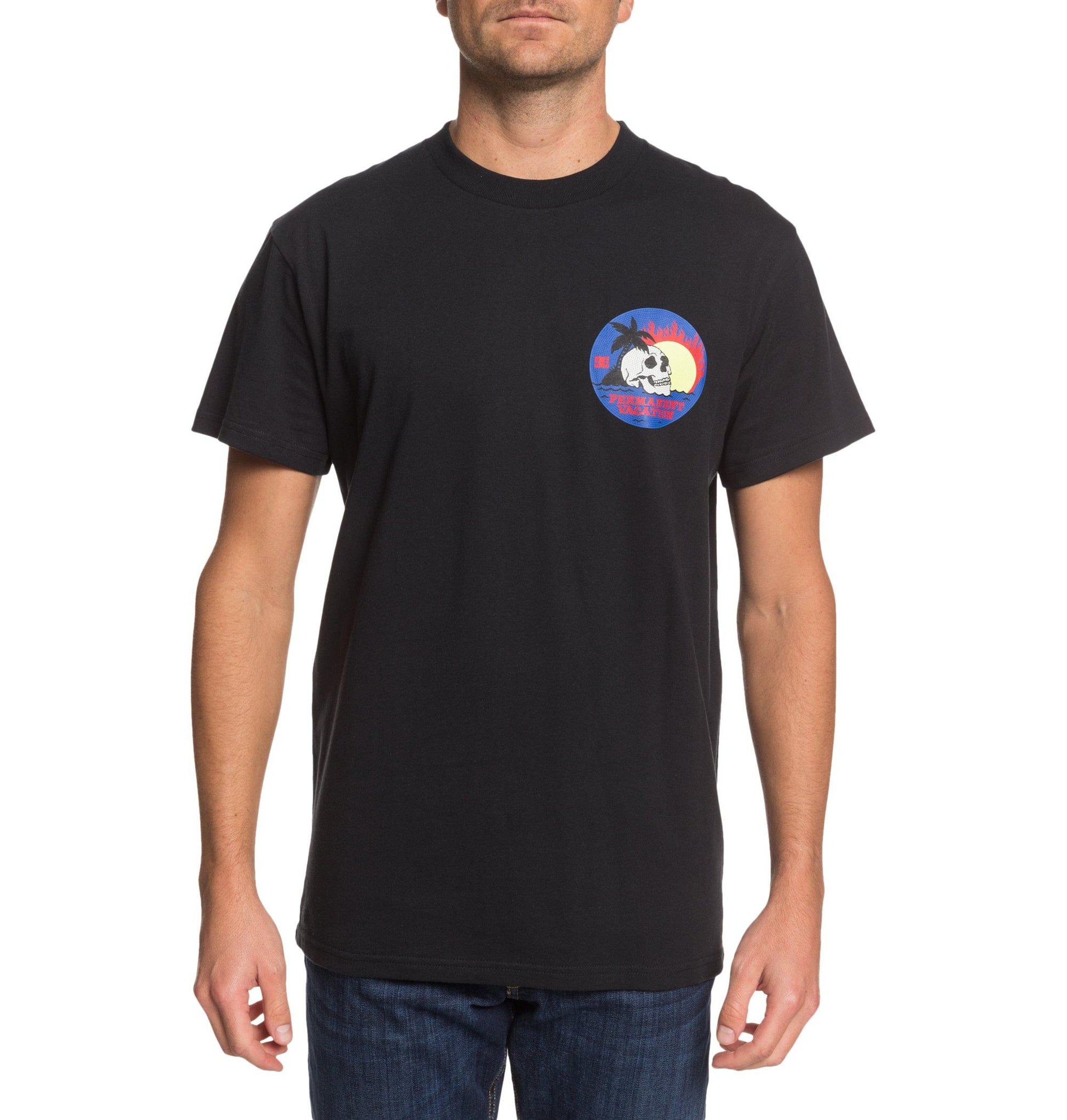 DC T-Shirt Permanent Vacation Schwarz