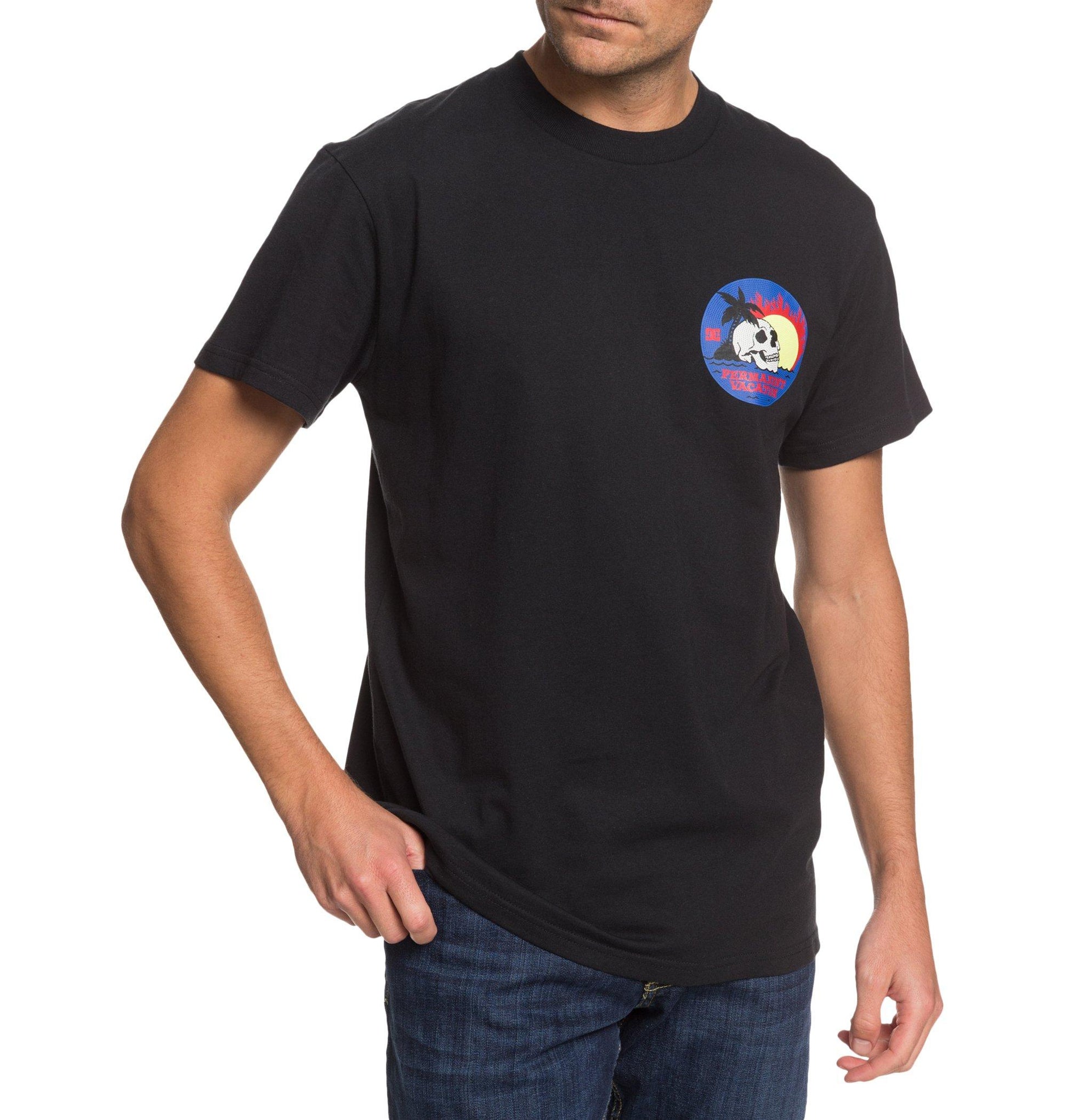 DC T-Shirt Permanent Vacation Schwarz