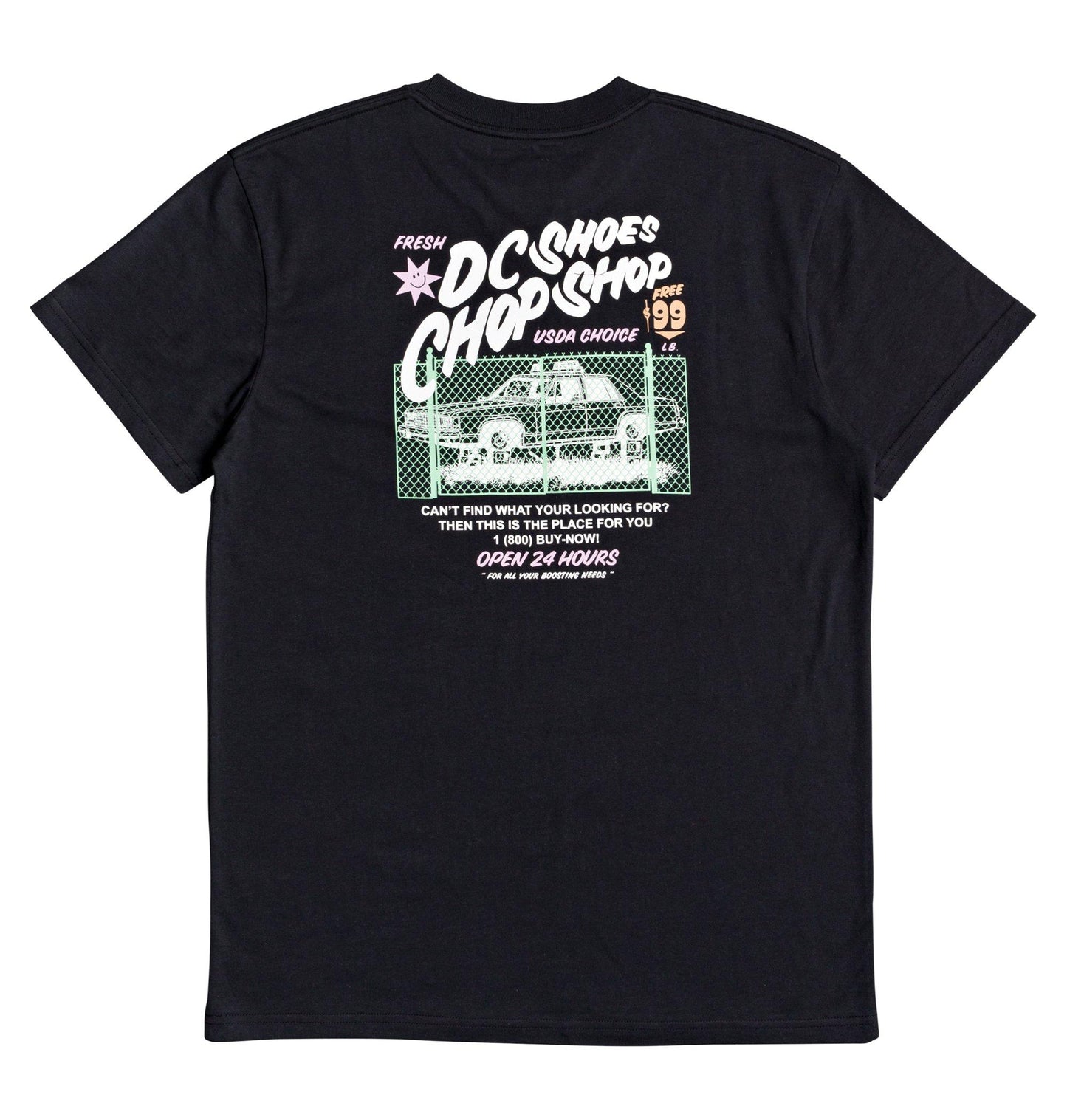 DC T-Shirt Dc Chop Shop Schwarz