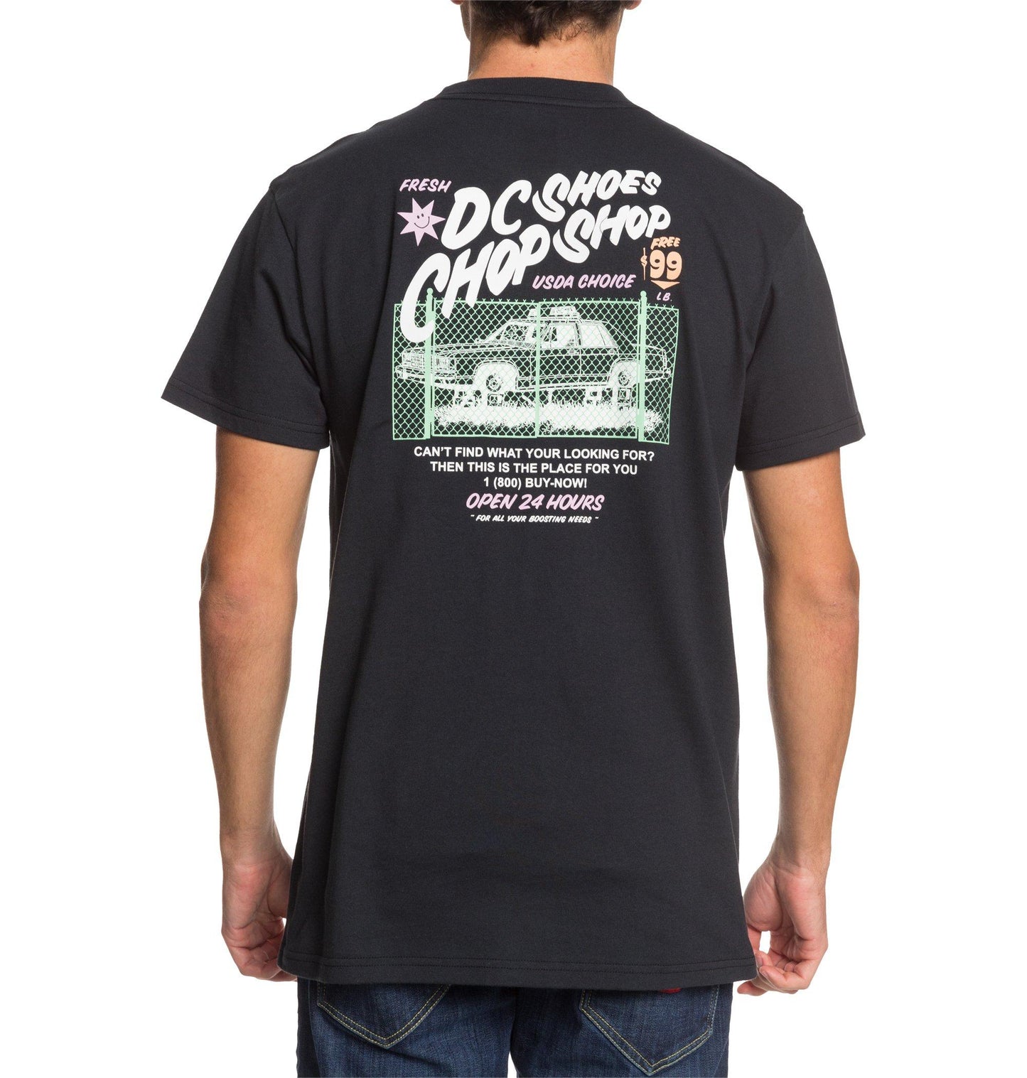 DC T-Shirt Dc Chop Shop Schwarz