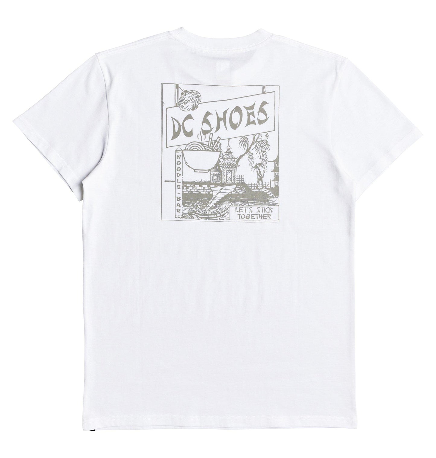 DC T-Shirt Lets Stick Together Weiß