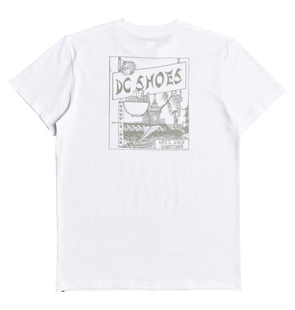 DC T-Shirt Lets Stick Together Weiß