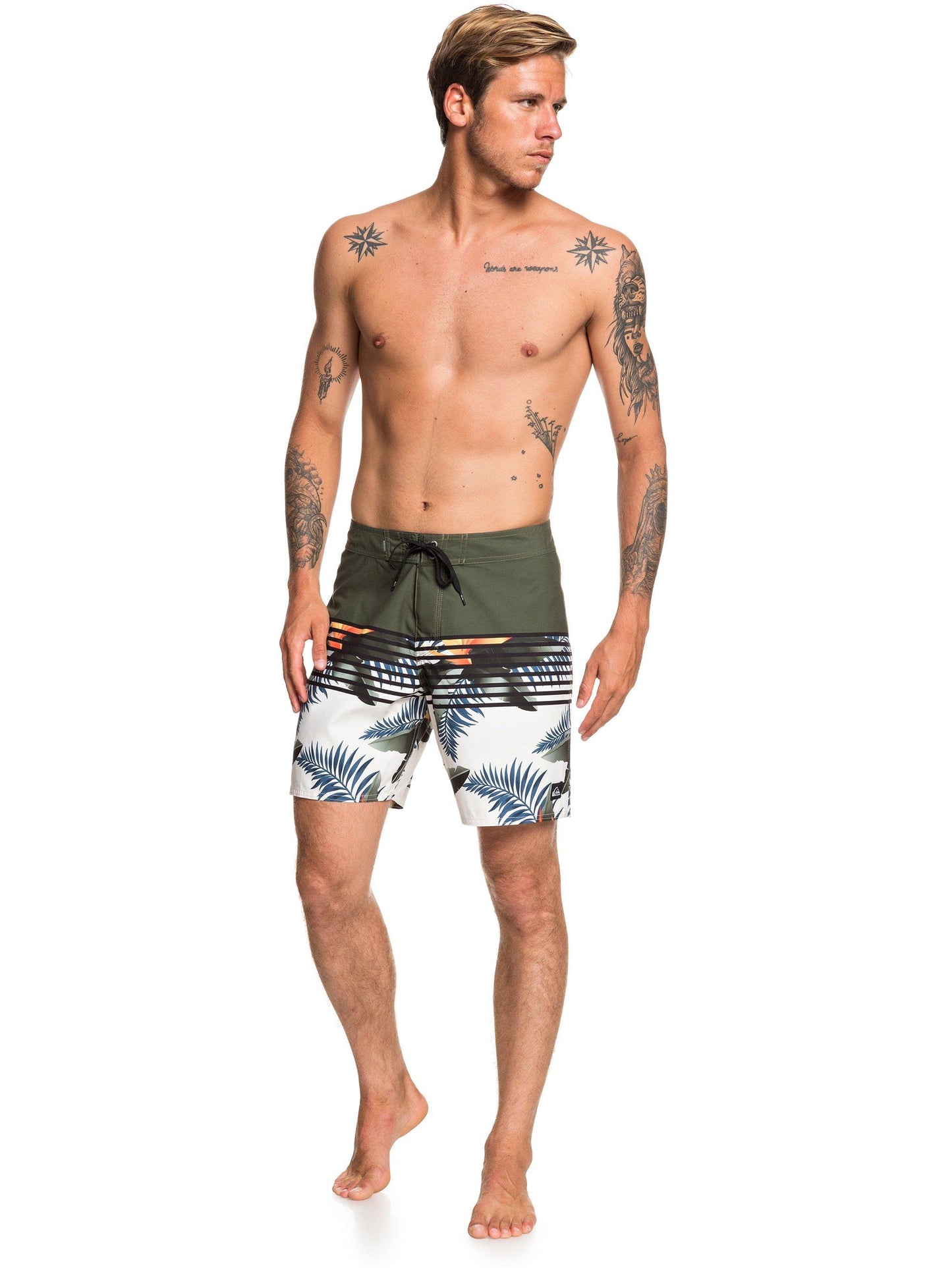 Quiksilver Boardshorts Everyday Lightning 17 Grün