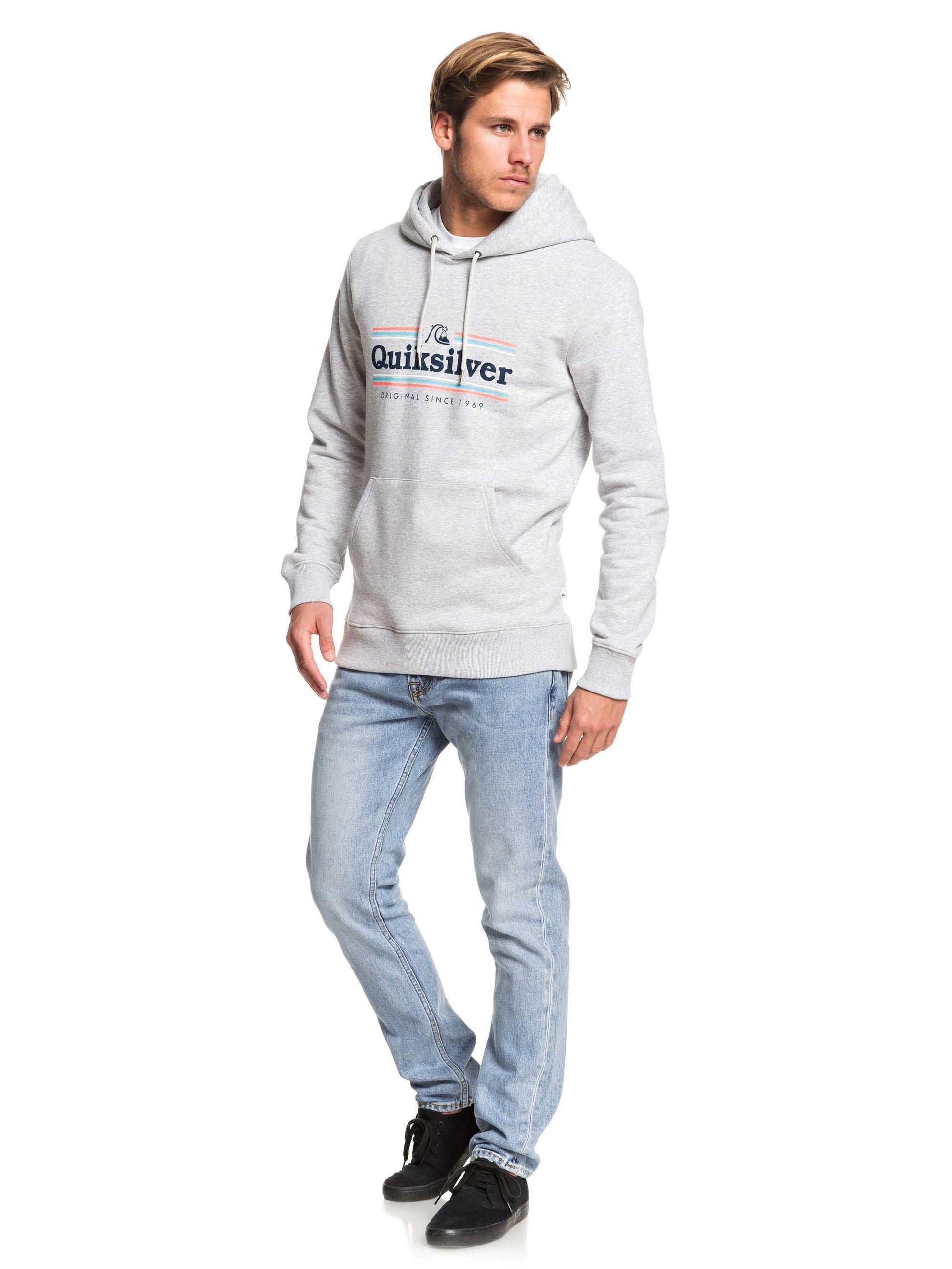 Quiksilver Hoodie Get Buzzy Grau
