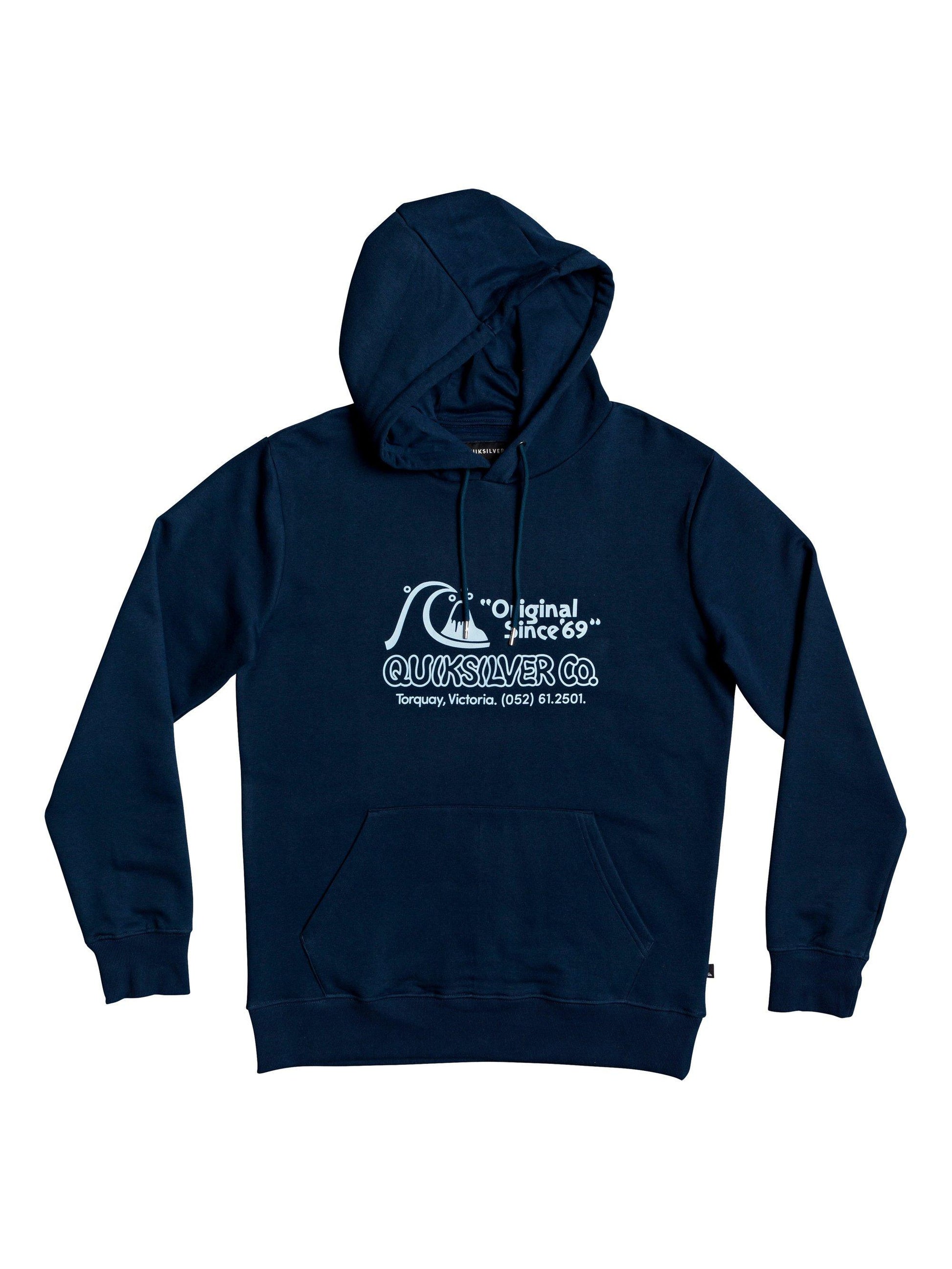 Quiksilver Hoodie Inside Lines Blau