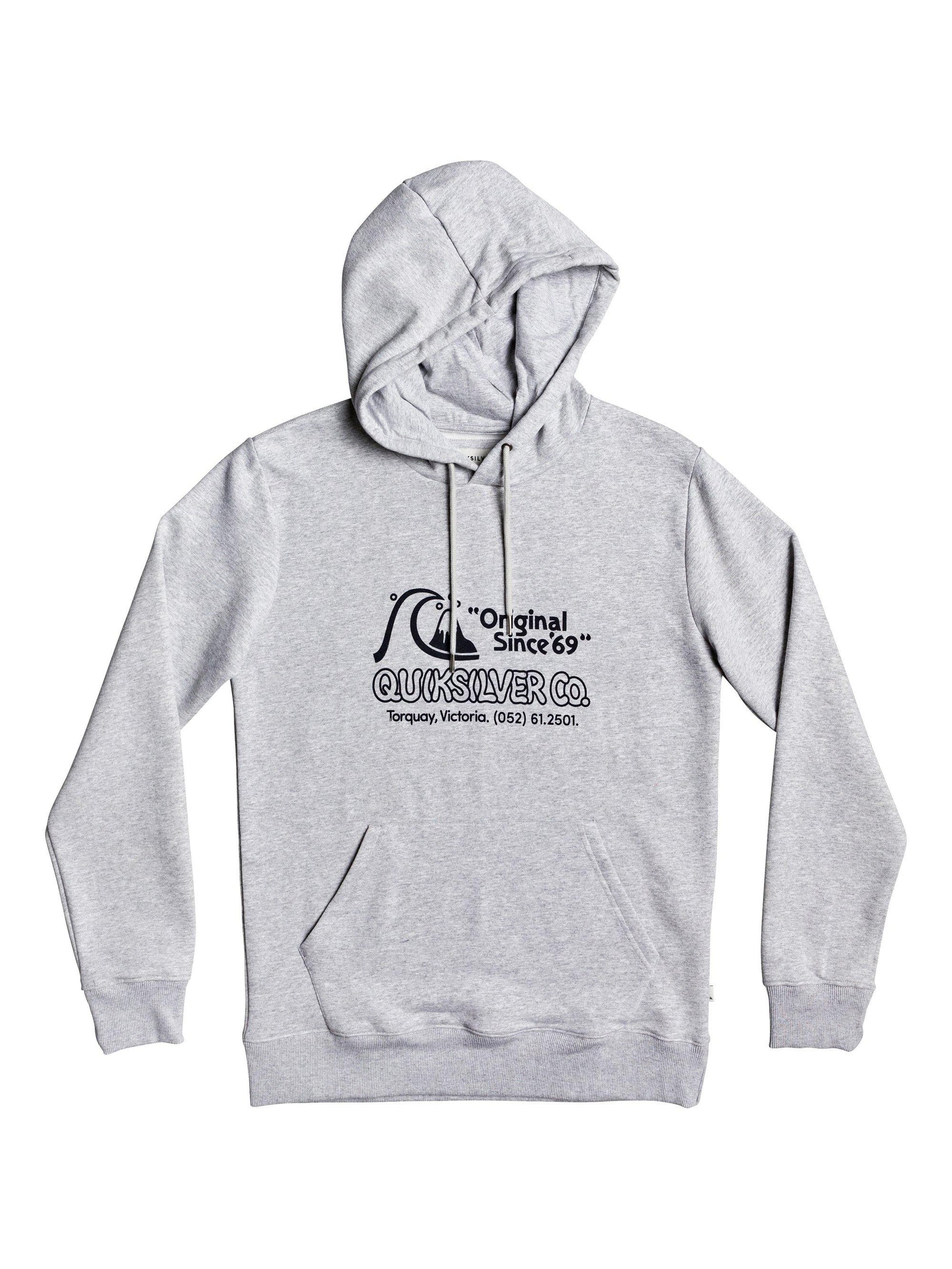Quiksilver Hoodie Inside Lines Grau