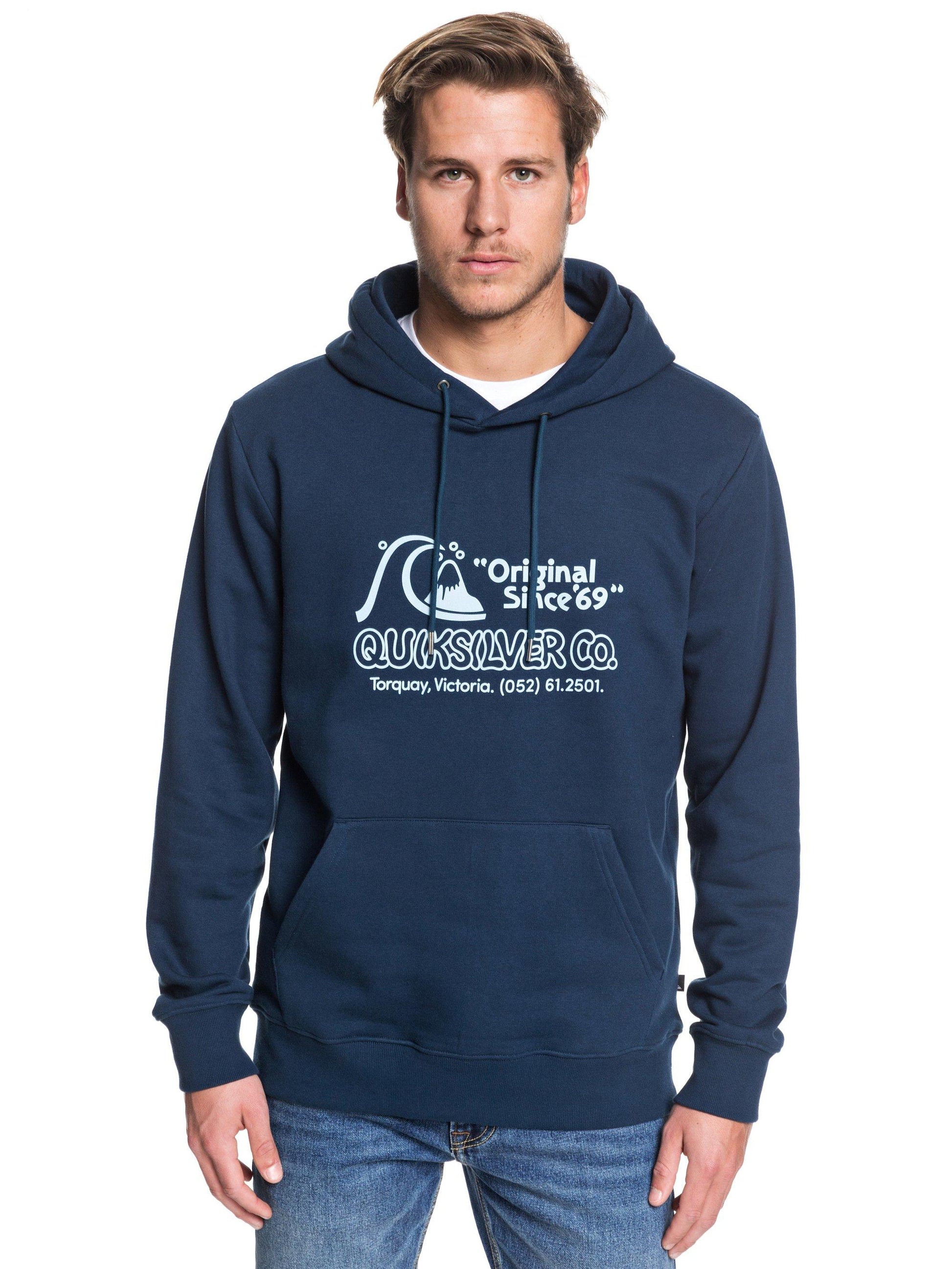Quiksilver Hoodie Inside Lines Blau
