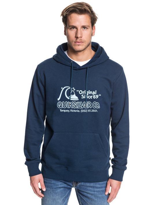 Quiksilver Hoodie Inside Lines Blau