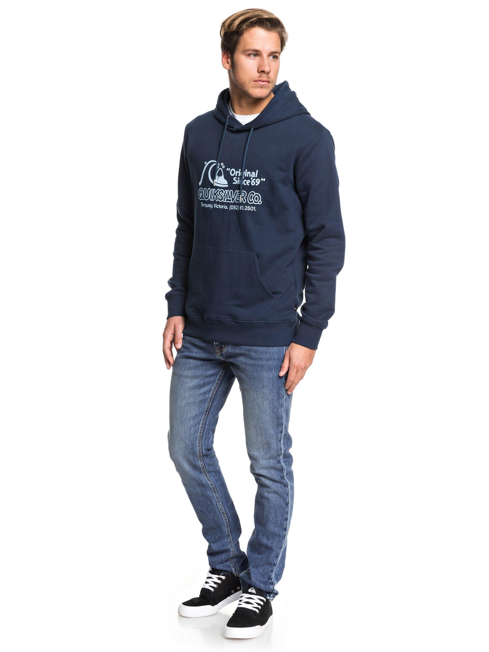 Quiksilver Hoodie Inside Lines Blau