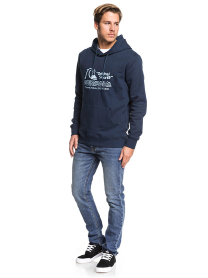 Quiksilver Hoodie Inside Lines Blau