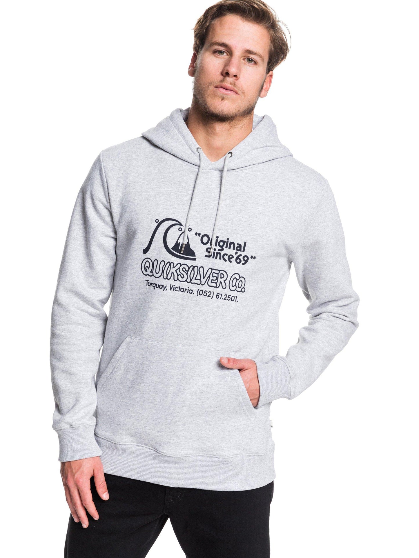 Quiksilver Hoodie Inside Lines Grau