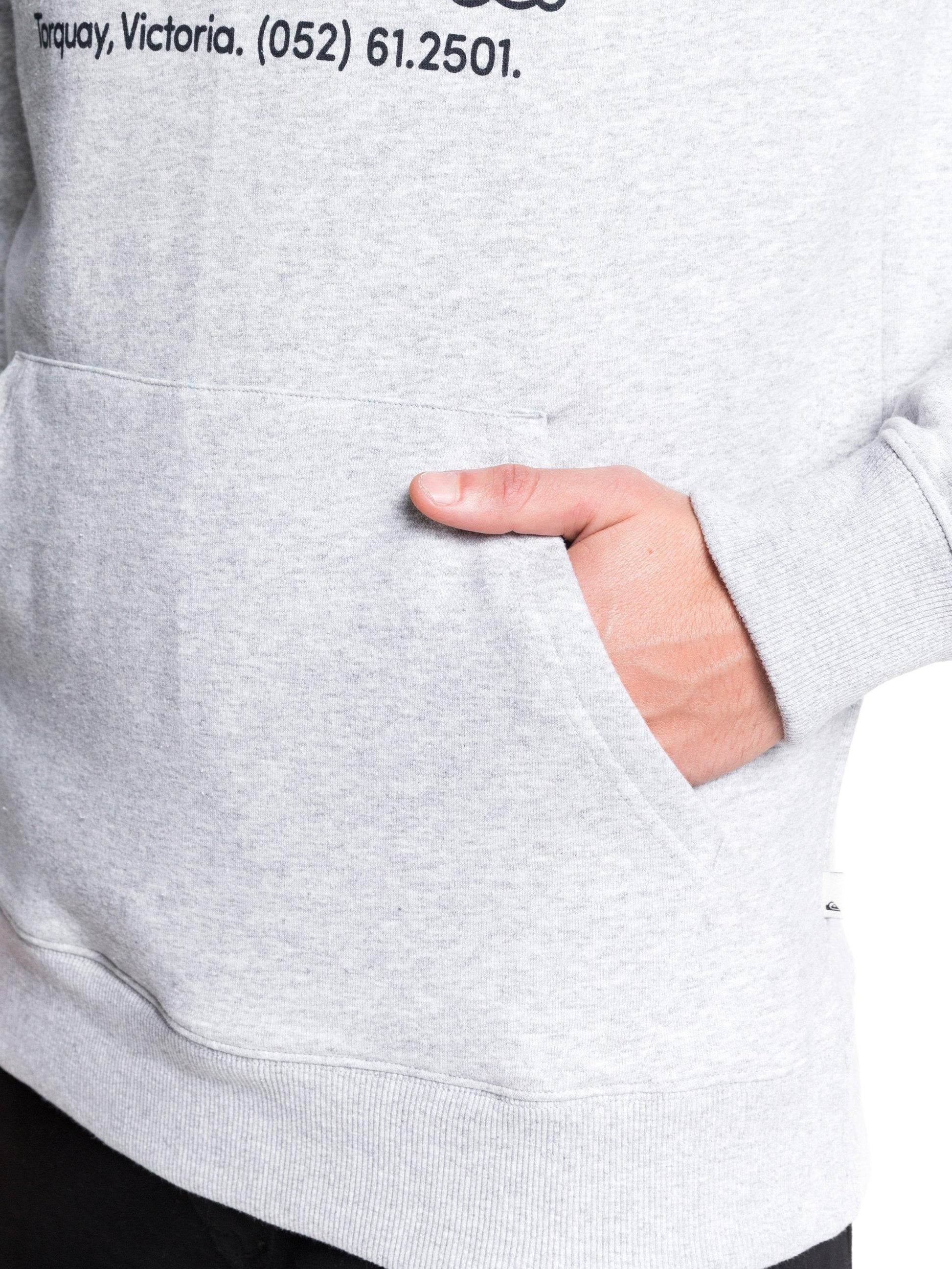 Quiksilver Hoodie Inside Lines Grau