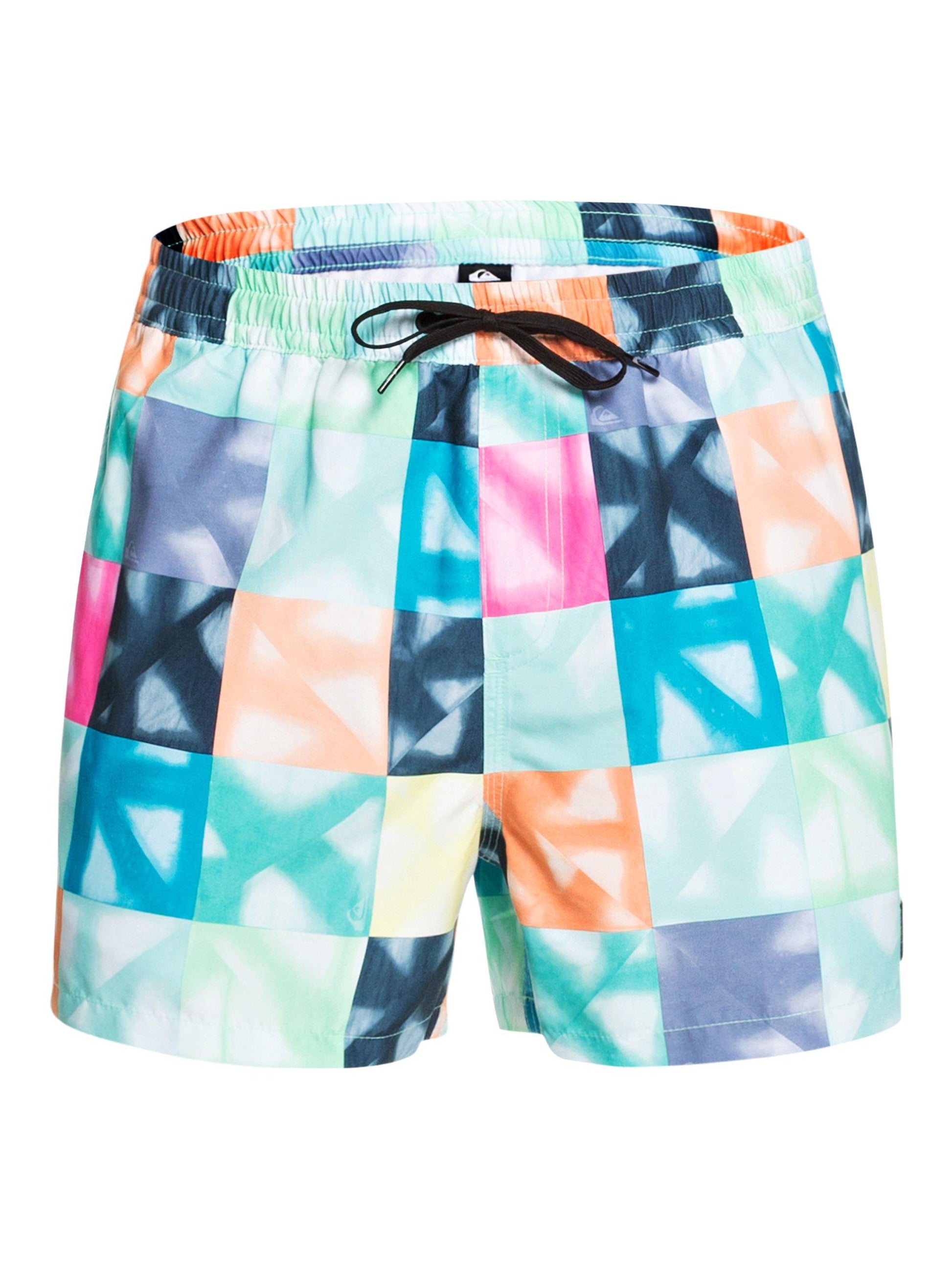 Quiksilver Boardshorts Dye Check Volley 15 Blau