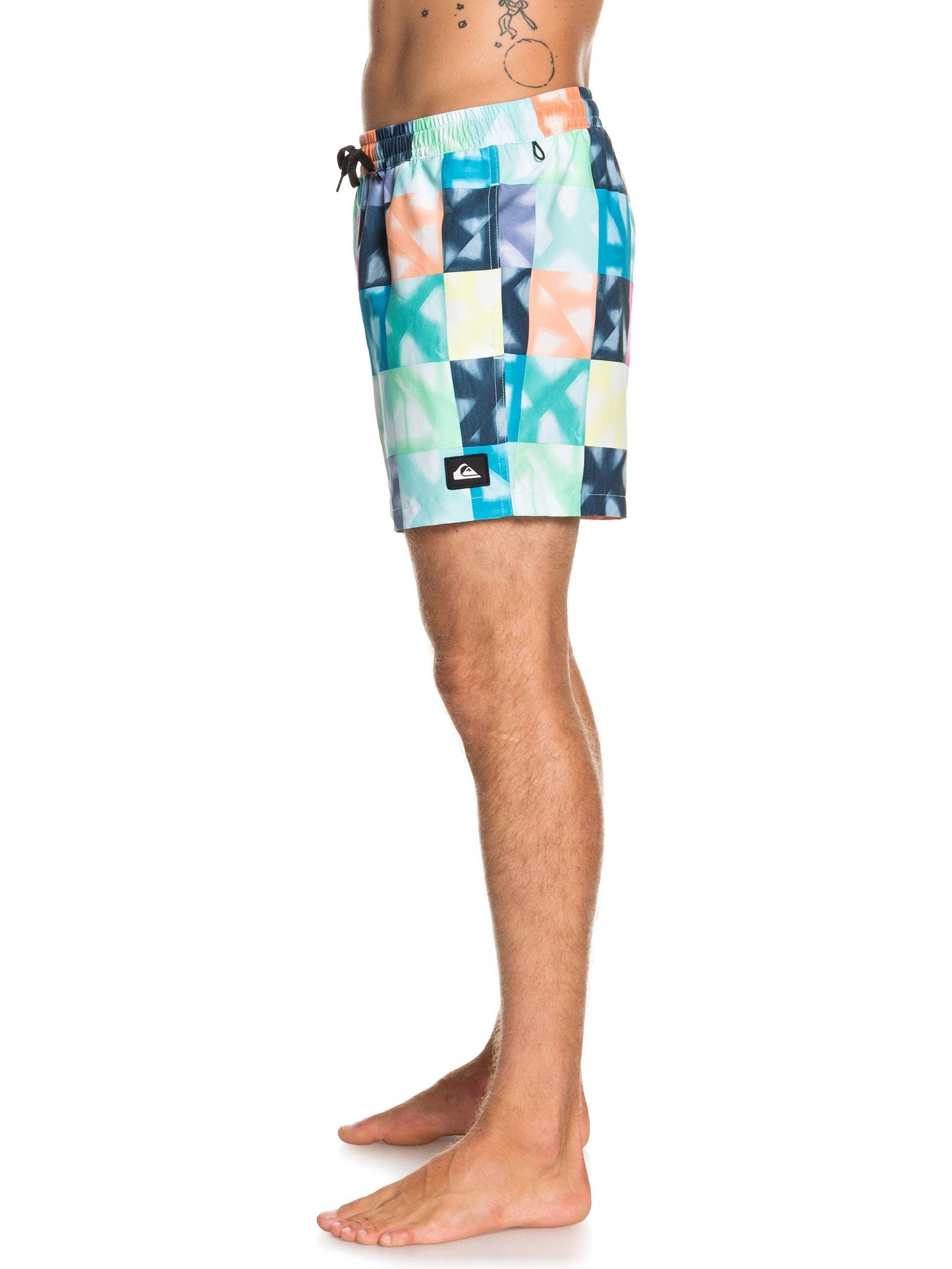 Quiksilver Boardshorts Dye Check Volley 15 Blau