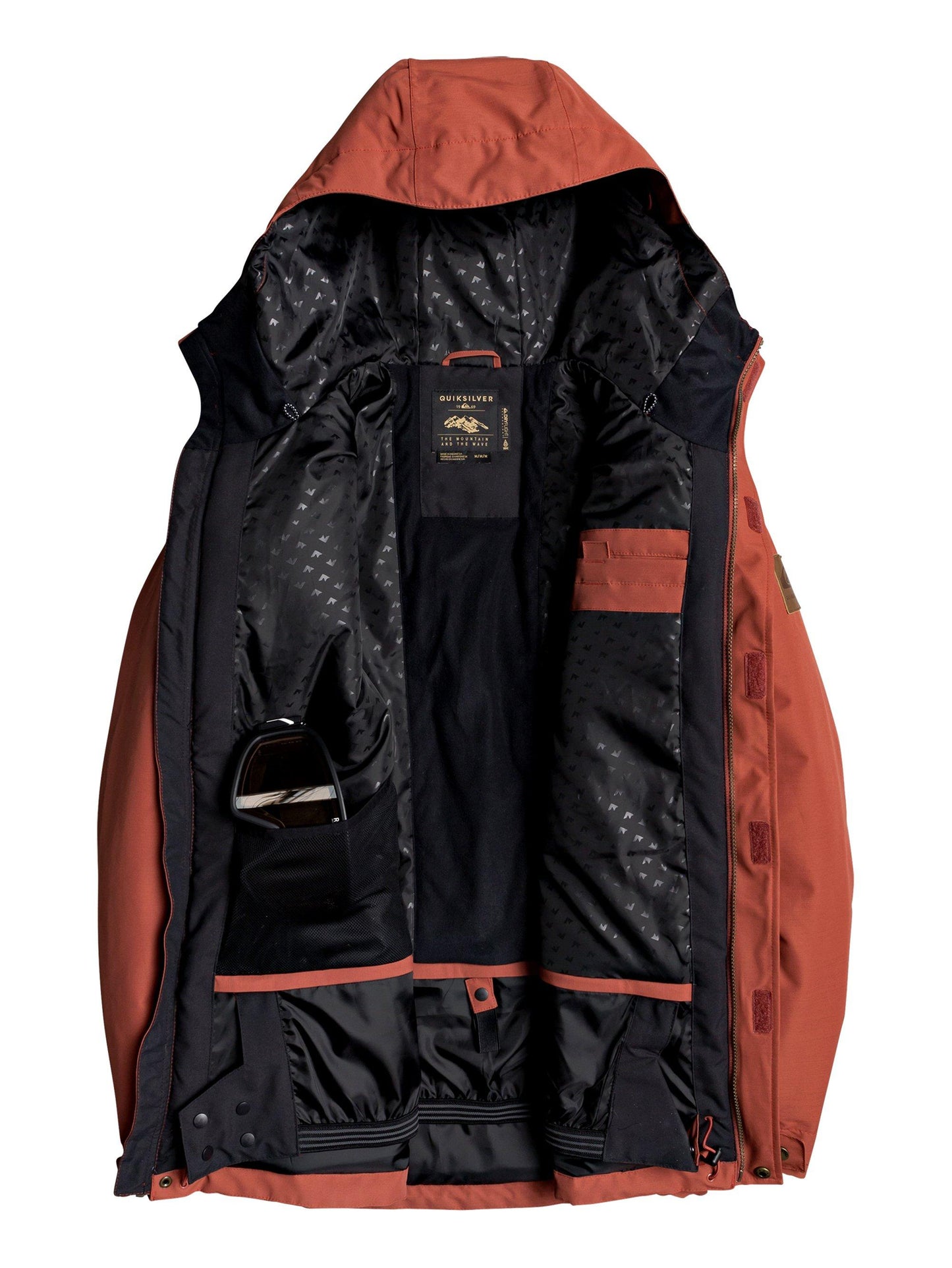 Quiksilver Schneejacke Raft Rot