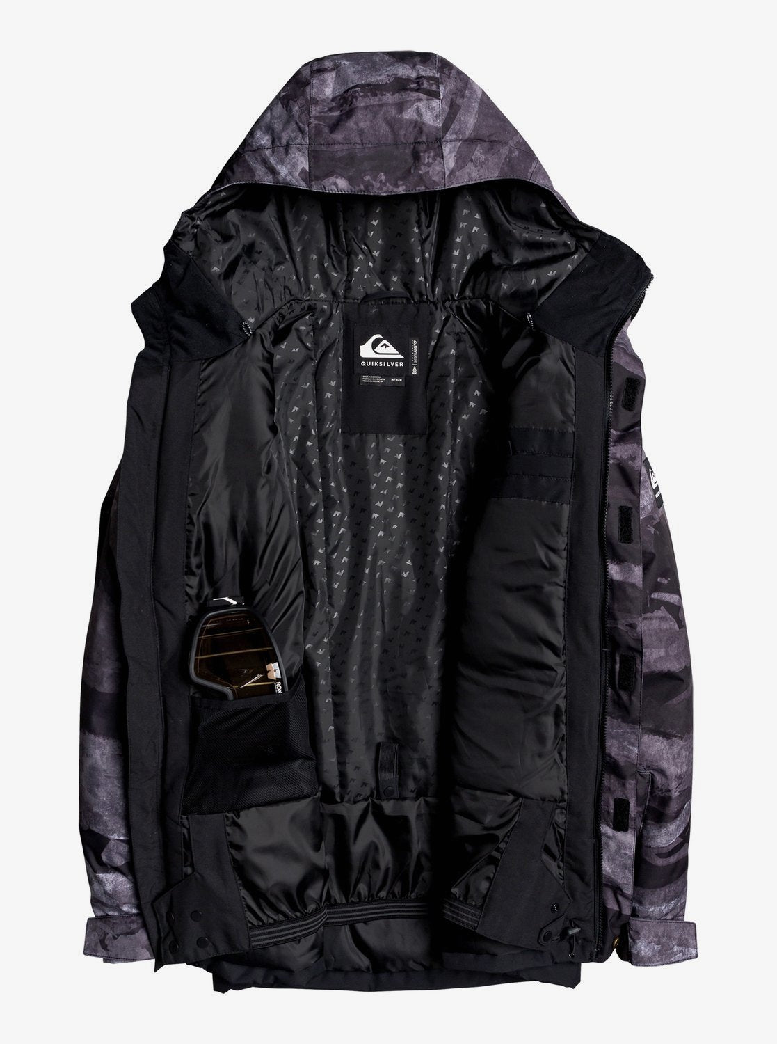 Quiksilver Schneejacke Mission Schwarz
