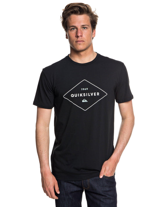 Quiksilver T-Shirt Fluid Flow UPF 30 Schwarz