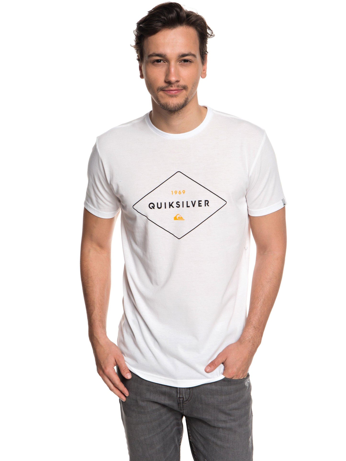 Quiksilver T-Shirt Fluid Flow UPF 30 Weiß