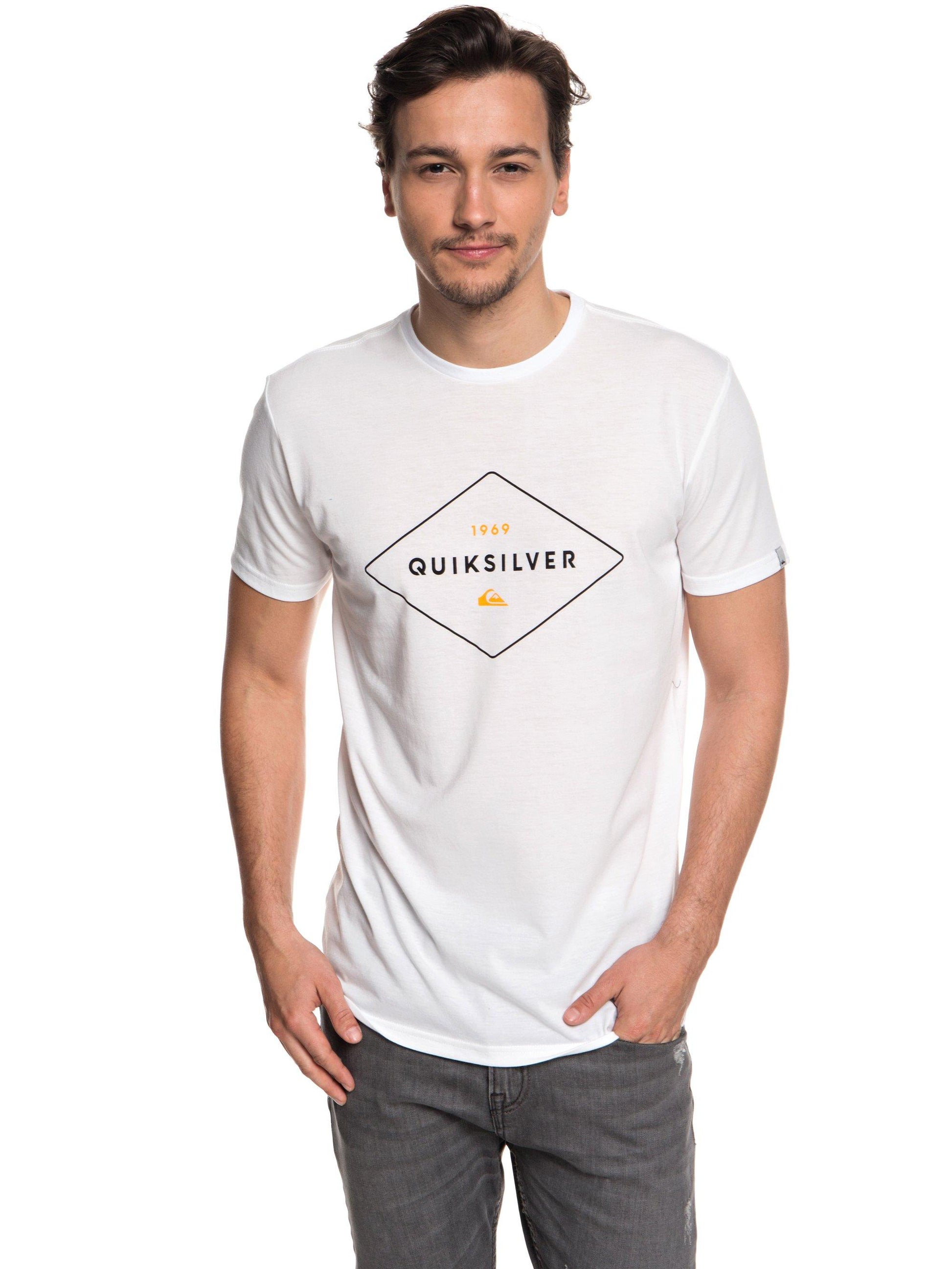 Quiksilver T-Shirt Fluid Flow UPF 30 Weiß