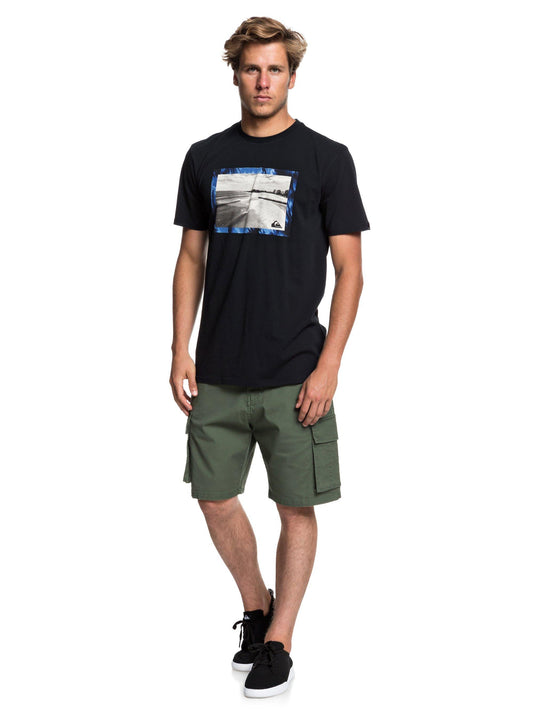 Quiksilver T-Shirt Thegoldyss M Schwarz